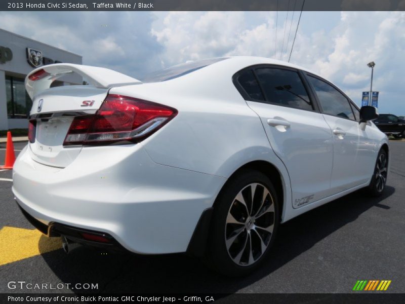 Taffeta White / Black 2013 Honda Civic Si Sedan
