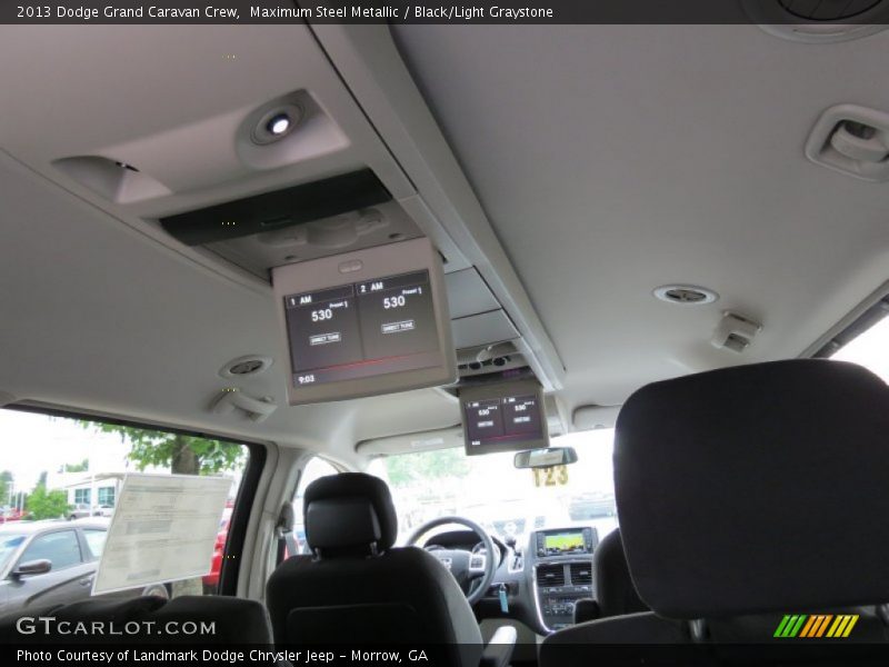 Maximum Steel Metallic / Black/Light Graystone 2013 Dodge Grand Caravan Crew
