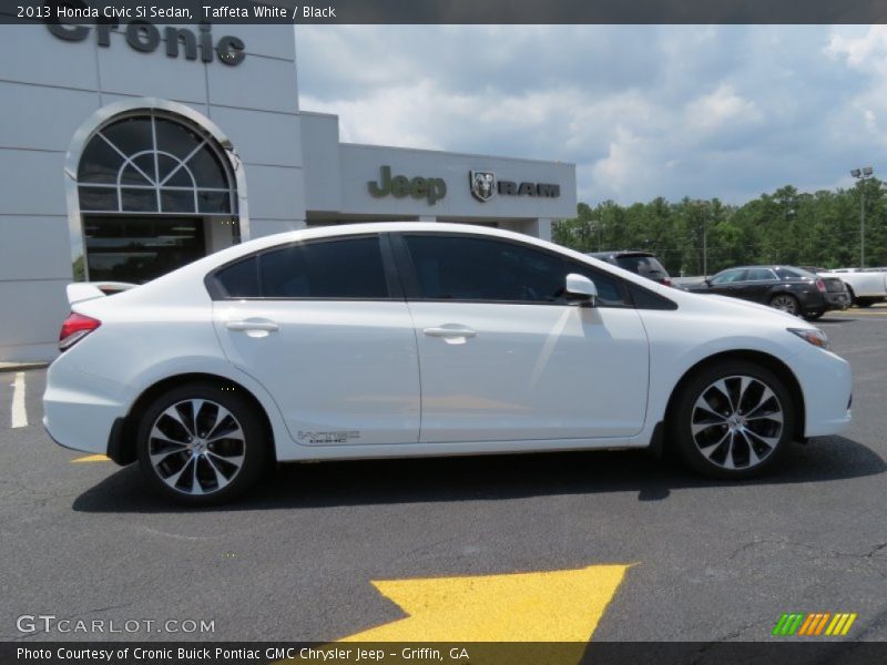 Taffeta White / Black 2013 Honda Civic Si Sedan