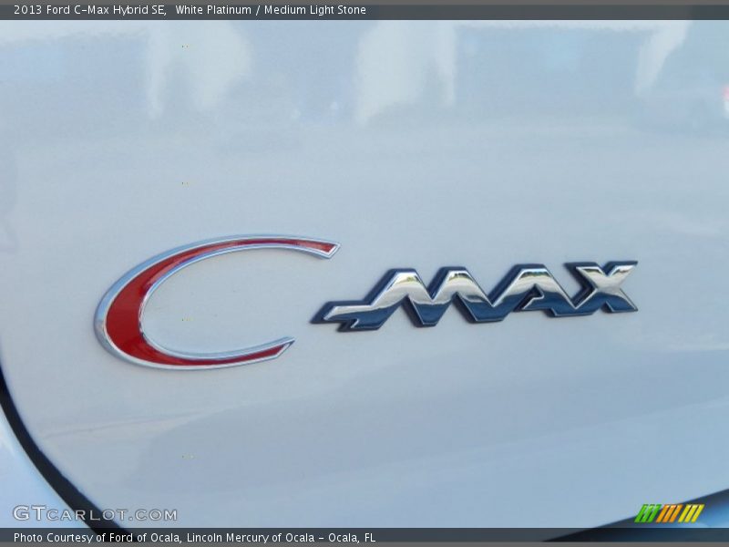 White Platinum / Medium Light Stone 2013 Ford C-Max Hybrid SE