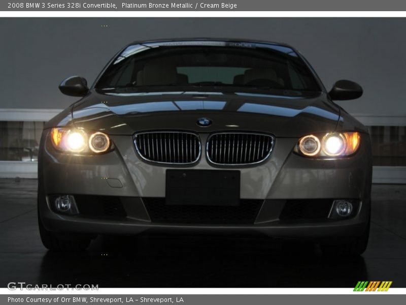 Platinum Bronze Metallic / Cream Beige 2008 BMW 3 Series 328i Convertible