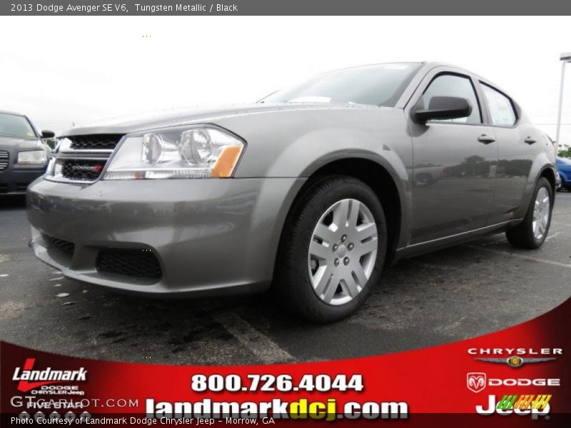 Tungsten Metallic / Black 2013 Dodge Avenger SE V6