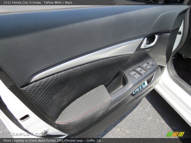 Taffeta White / Black 2013 Honda Civic Si Sedan