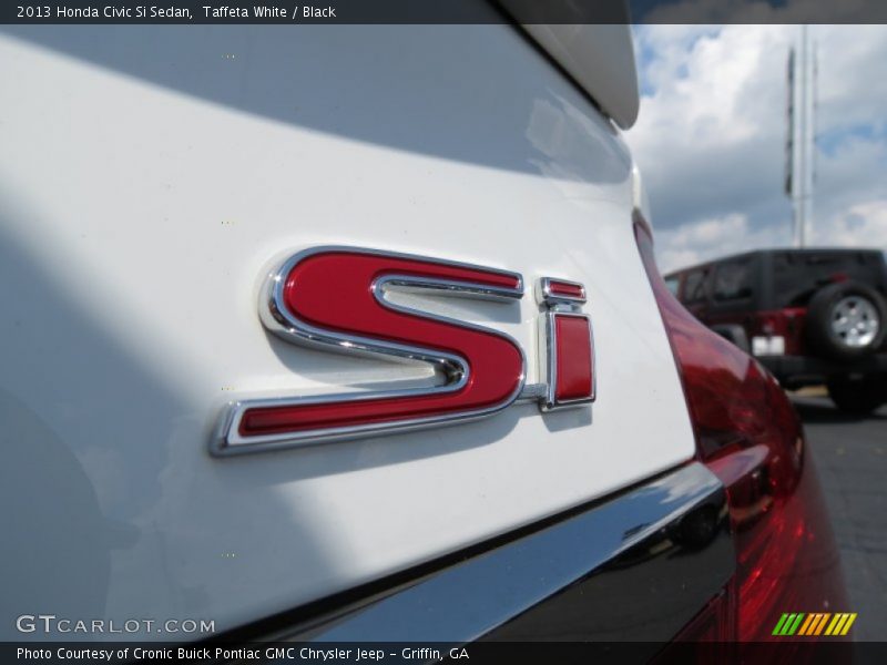 Taffeta White / Black 2013 Honda Civic Si Sedan