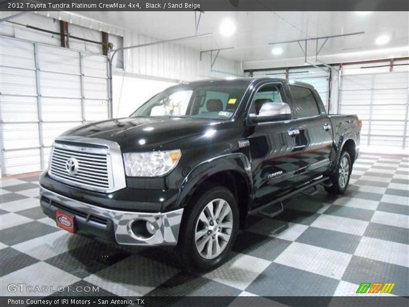 Black / Sand Beige 2012 Toyota Tundra Platinum CrewMax 4x4