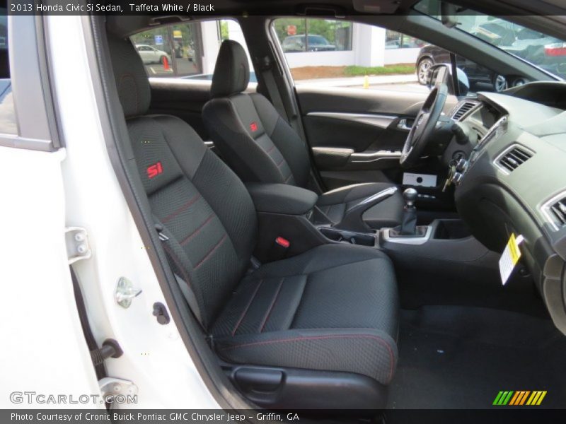 Taffeta White / Black 2013 Honda Civic Si Sedan