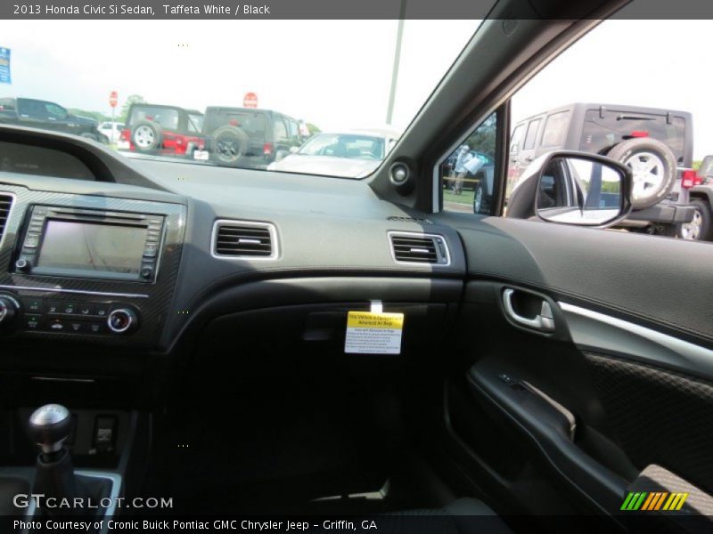 Taffeta White / Black 2013 Honda Civic Si Sedan