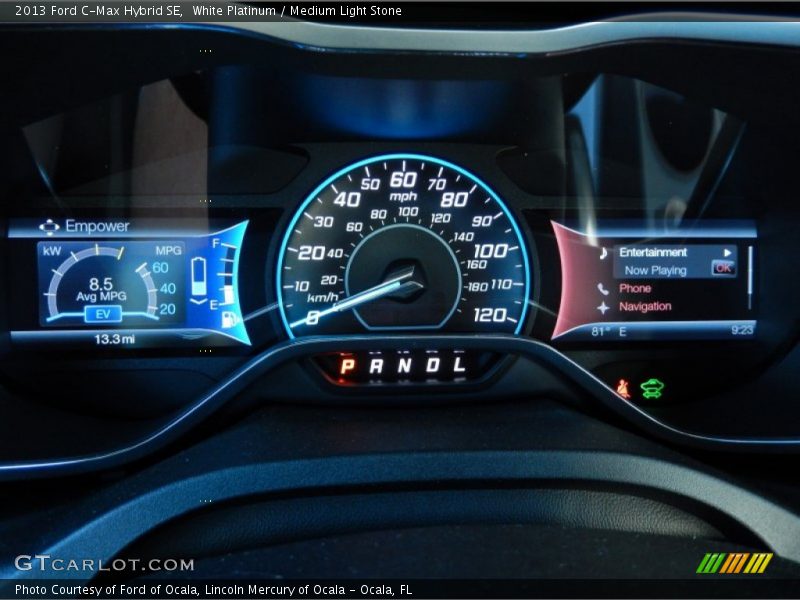 White Platinum / Medium Light Stone 2013 Ford C-Max Hybrid SE