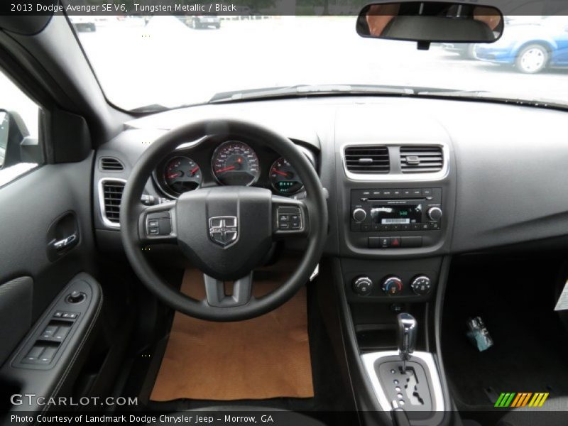 Tungsten Metallic / Black 2013 Dodge Avenger SE V6