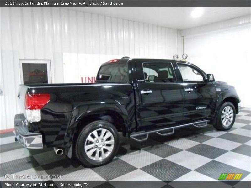 Black / Sand Beige 2012 Toyota Tundra Platinum CrewMax 4x4