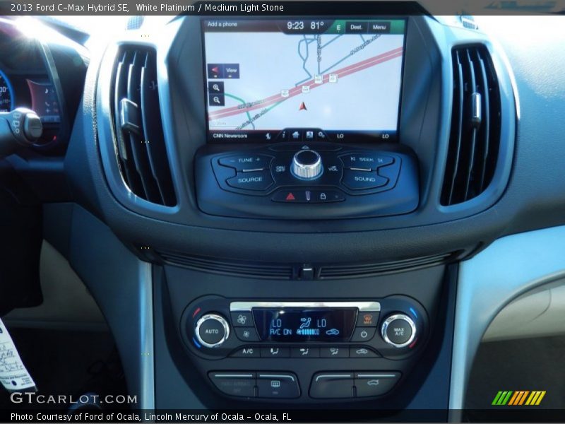 White Platinum / Medium Light Stone 2013 Ford C-Max Hybrid SE