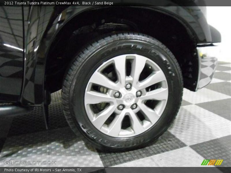 Black / Sand Beige 2012 Toyota Tundra Platinum CrewMax 4x4