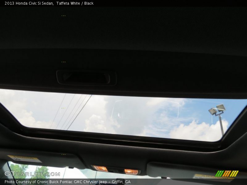 Taffeta White / Black 2013 Honda Civic Si Sedan