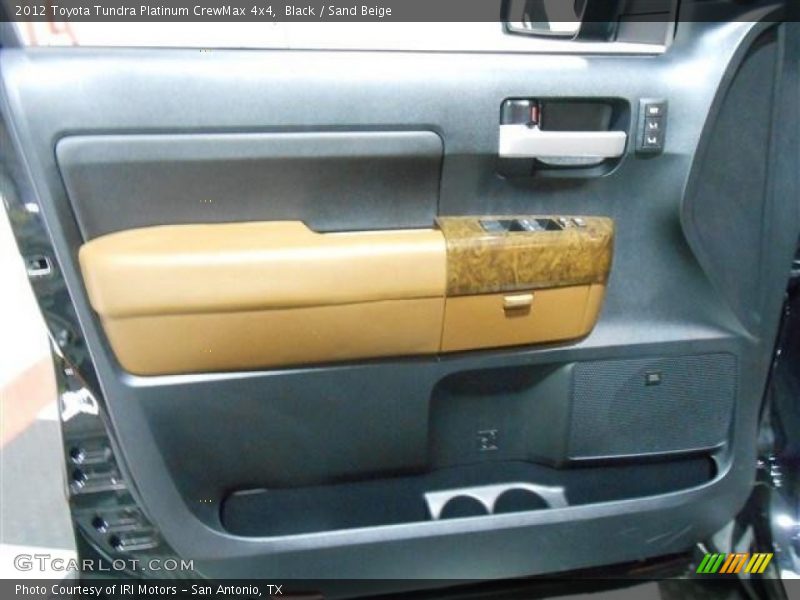 Black / Sand Beige 2012 Toyota Tundra Platinum CrewMax 4x4