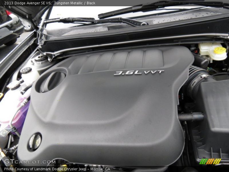 Tungsten Metallic / Black 2013 Dodge Avenger SE V6