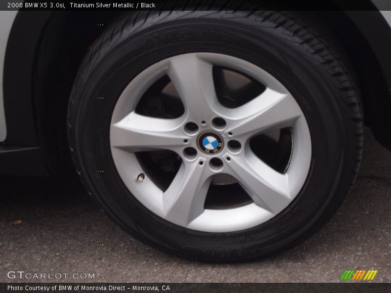 Titanium Silver Metallic / Black 2008 BMW X5 3.0si