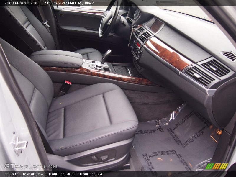 Titanium Silver Metallic / Black 2008 BMW X5 3.0si