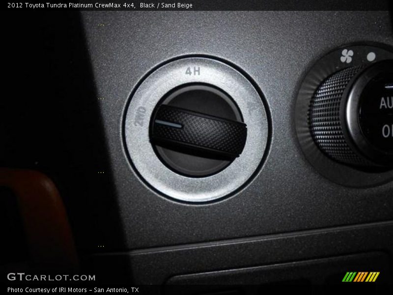 Black / Sand Beige 2012 Toyota Tundra Platinum CrewMax 4x4