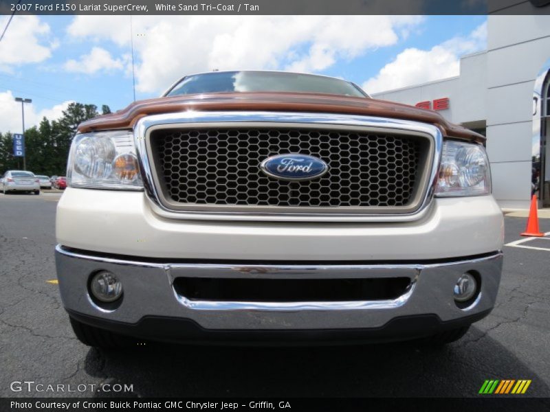 White Sand Tri-Coat / Tan 2007 Ford F150 Lariat SuperCrew
