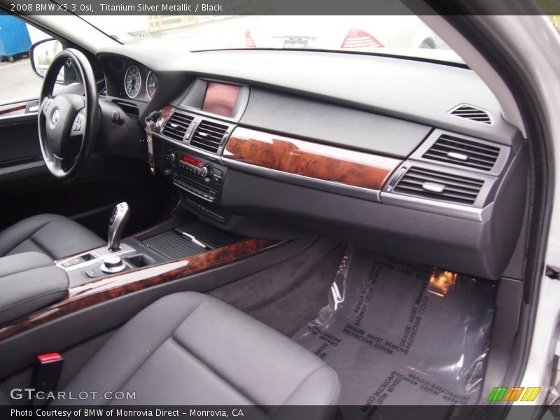 Titanium Silver Metallic / Black 2008 BMW X5 3.0si