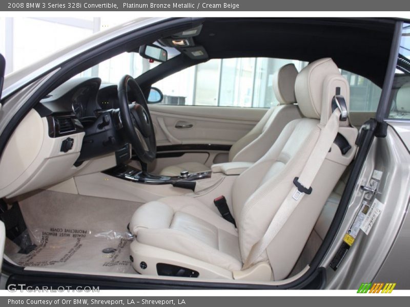 Front Seat of 2008 3 Series 328i Convertible