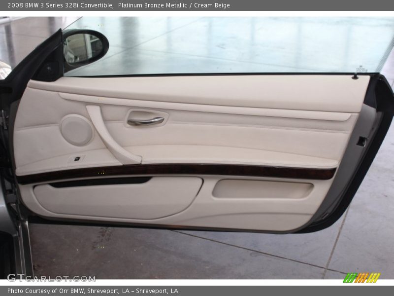 Platinum Bronze Metallic / Cream Beige 2008 BMW 3 Series 328i Convertible
