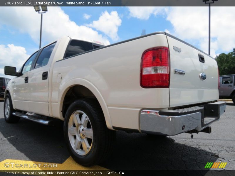 White Sand Tri-Coat / Tan 2007 Ford F150 Lariat SuperCrew