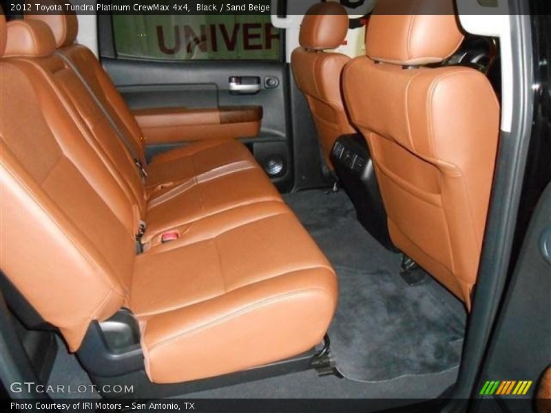 Black / Sand Beige 2012 Toyota Tundra Platinum CrewMax 4x4