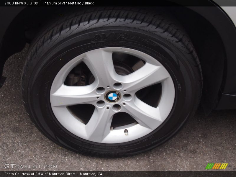 Titanium Silver Metallic / Black 2008 BMW X5 3.0si