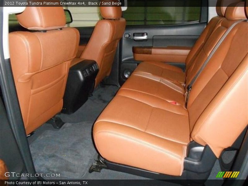 Black / Sand Beige 2012 Toyota Tundra Platinum CrewMax 4x4