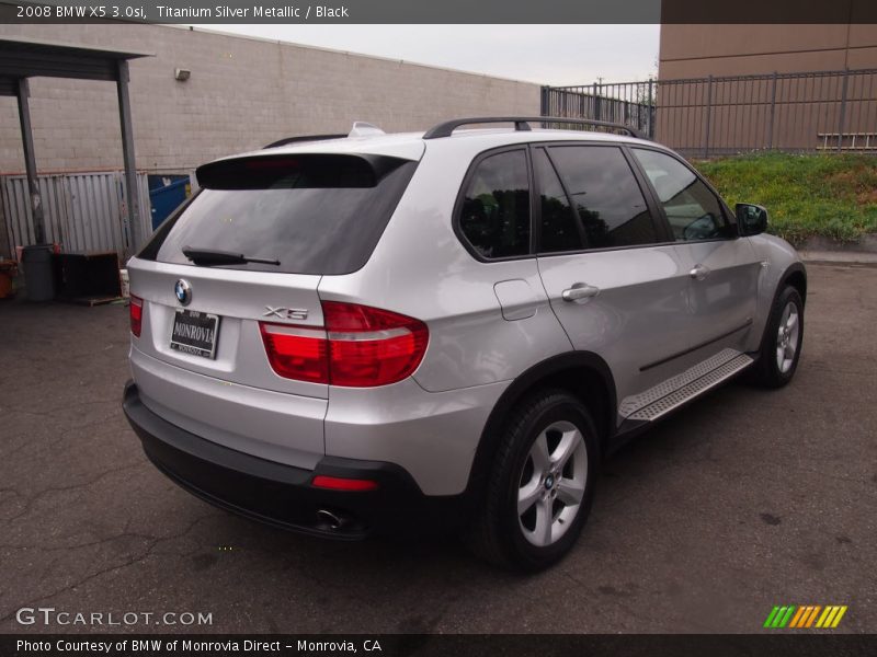 Titanium Silver Metallic / Black 2008 BMW X5 3.0si