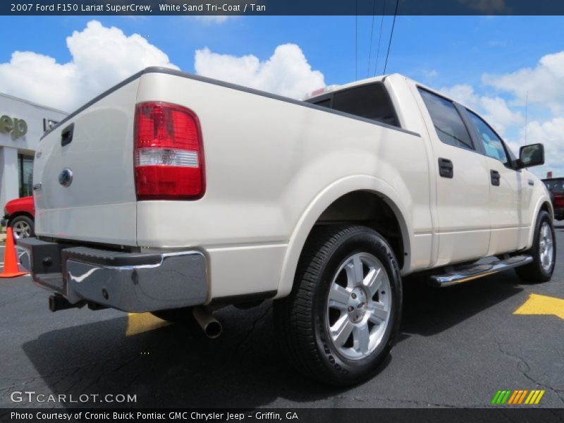 White Sand Tri-Coat / Tan 2007 Ford F150 Lariat SuperCrew