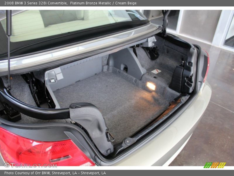  2008 3 Series 328i Convertible Trunk