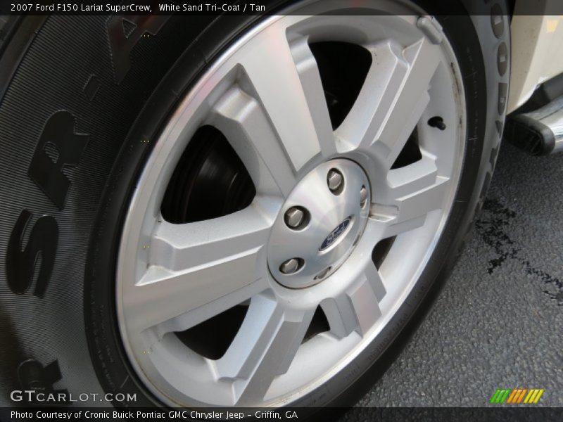White Sand Tri-Coat / Tan 2007 Ford F150 Lariat SuperCrew
