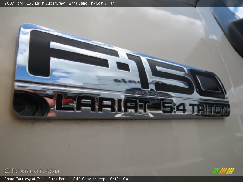White Sand Tri-Coat / Tan 2007 Ford F150 Lariat SuperCrew