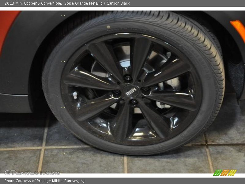 Spice Orange Metallic / Carbon Black 2013 Mini Cooper S Convertible