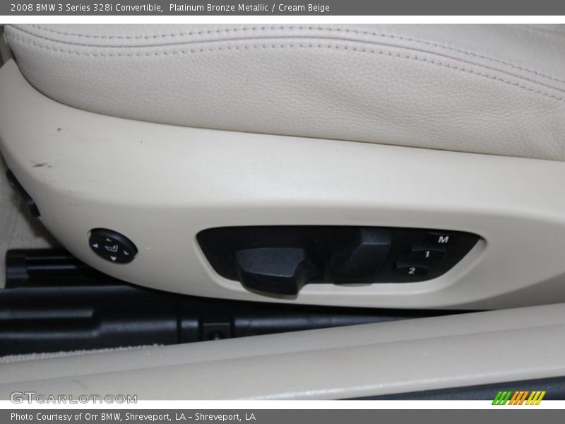 Platinum Bronze Metallic / Cream Beige 2008 BMW 3 Series 328i Convertible