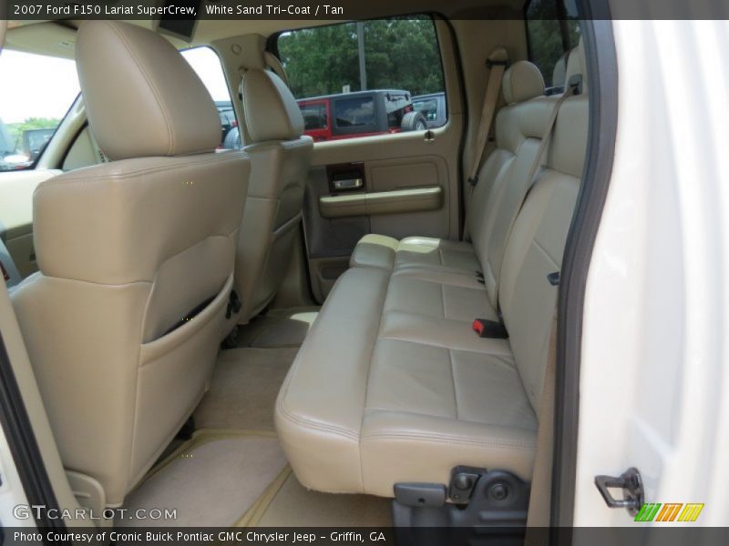 White Sand Tri-Coat / Tan 2007 Ford F150 Lariat SuperCrew