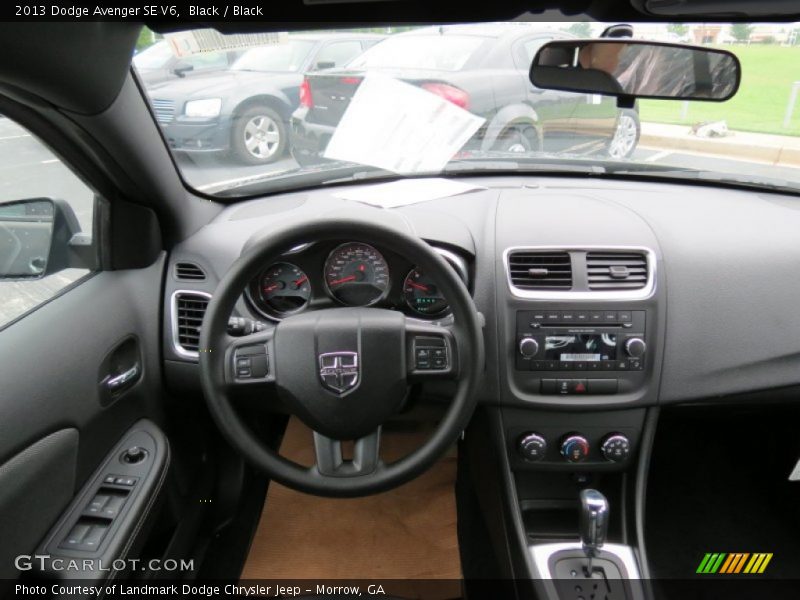 Black / Black 2013 Dodge Avenger SE V6