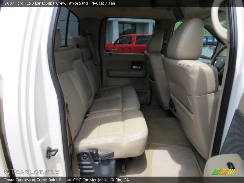 White Sand Tri-Coat / Tan 2007 Ford F150 Lariat SuperCrew