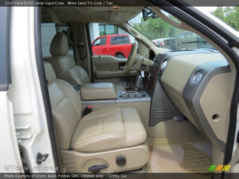 White Sand Tri-Coat / Tan 2007 Ford F150 Lariat SuperCrew