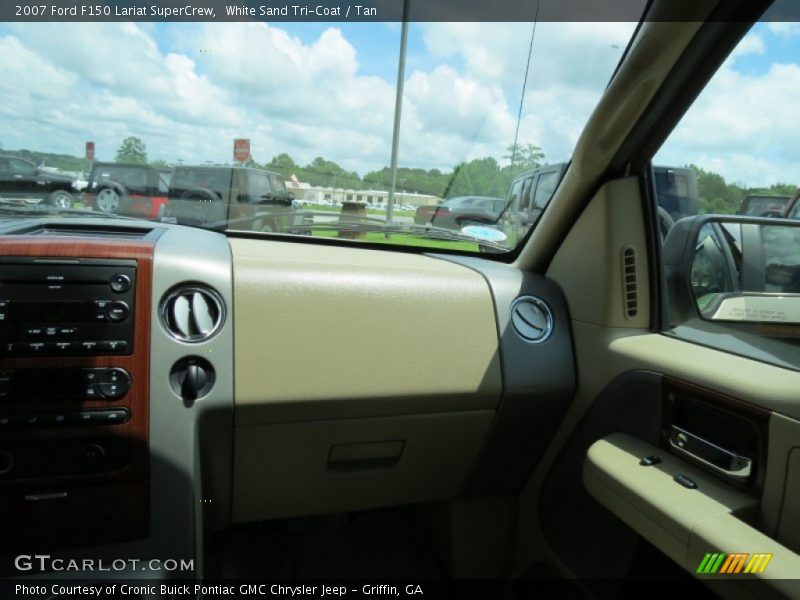 White Sand Tri-Coat / Tan 2007 Ford F150 Lariat SuperCrew