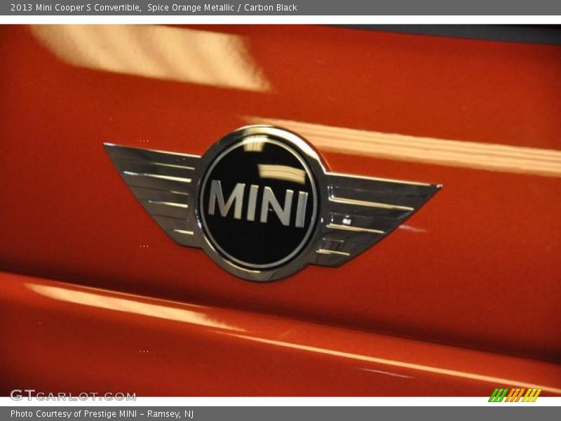 Spice Orange Metallic / Carbon Black 2013 Mini Cooper S Convertible