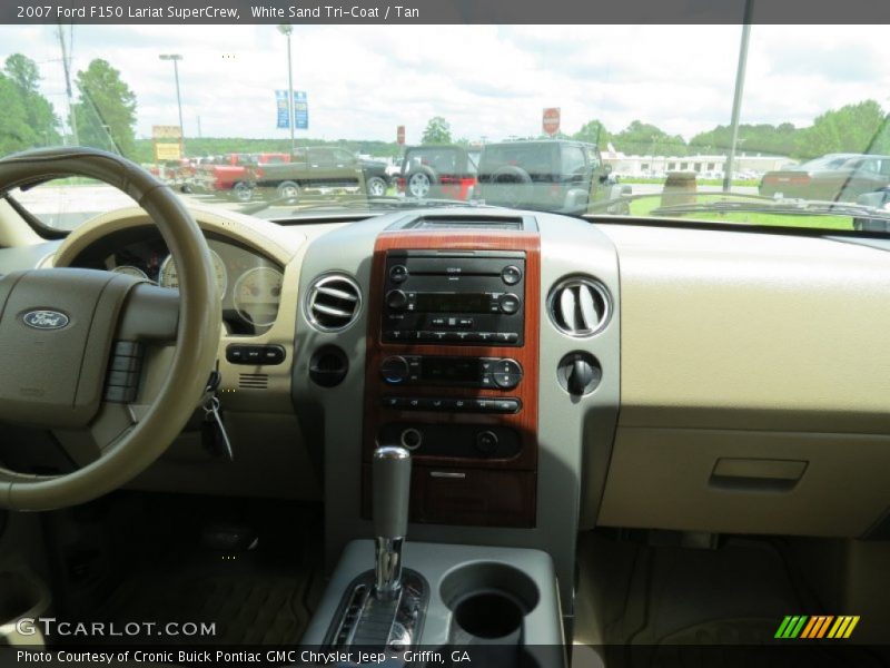 White Sand Tri-Coat / Tan 2007 Ford F150 Lariat SuperCrew