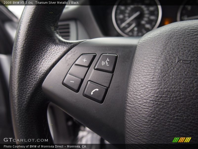 Titanium Silver Metallic / Black 2008 BMW X5 3.0si
