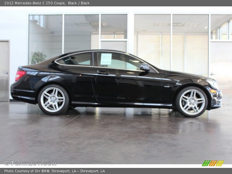 Black / Black 2012 Mercedes-Benz C 250 Coupe