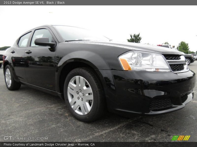 Black / Black 2013 Dodge Avenger SE V6