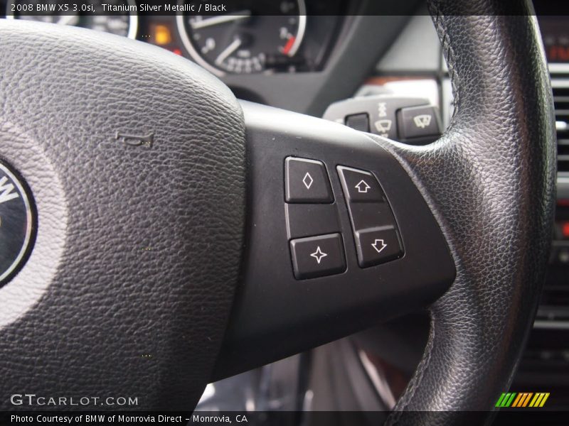 Titanium Silver Metallic / Black 2008 BMW X5 3.0si