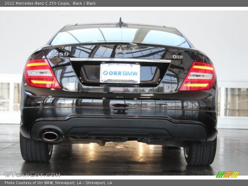 Black / Black 2012 Mercedes-Benz C 250 Coupe