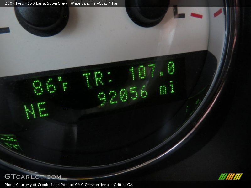 White Sand Tri-Coat / Tan 2007 Ford F150 Lariat SuperCrew